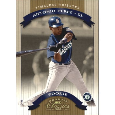 2002 Donruss Classics Timeless Tributes #112 Antonio Perez ROO