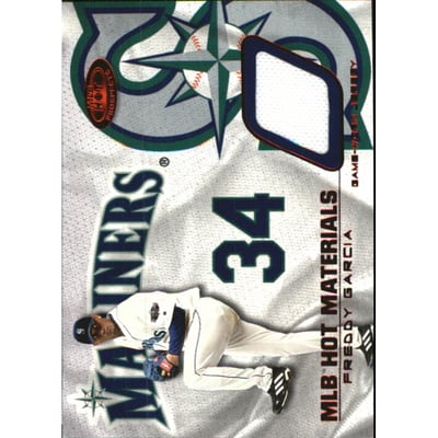 2002 Hot Prospects MLB Red Hot Materials #FG Freddy Garcia Jsy