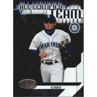 2002 Leaf Certified All-Certified Team #1 Ichiro Suzuki
