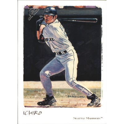 2002 Topps Gallery Veteran Variation 1 #100 Ichiro Suzuki Empty Dugout