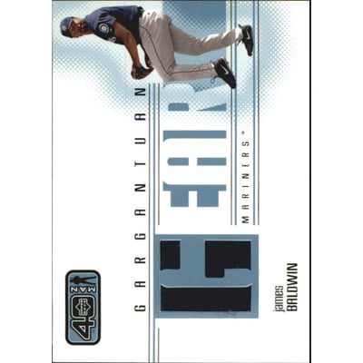 2002 Upper Deck 40-Man Gargantuan Gear #GJB James Baldwin