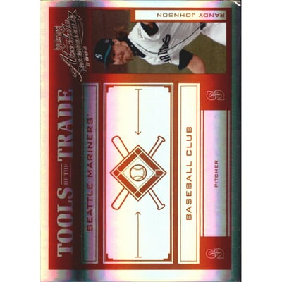 2004 Absolute Memorabilia Tools of the Trade Red Spectrum #TT119 Randy Johnson M's