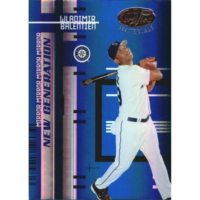 2005 Leaf Certified Materials Mirror Blue #243 Wladimir Balentien NG