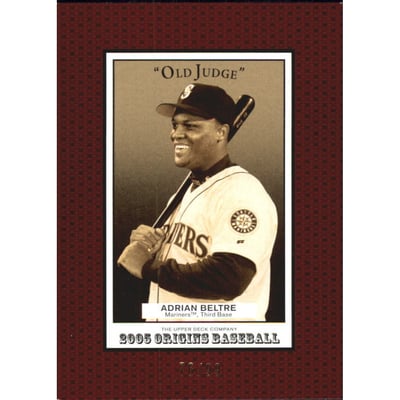 2005 Origins Old Judge Red #3 Adrian Beltre