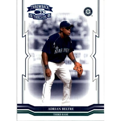 2005 Throwback Threads Blue #190 Adrian Beltre