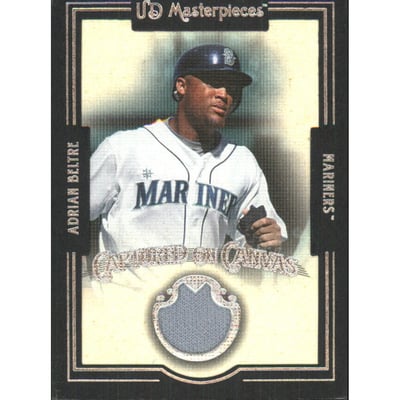2007 UD Masterpieces Captured on Canvas #AB Adrian Beltre