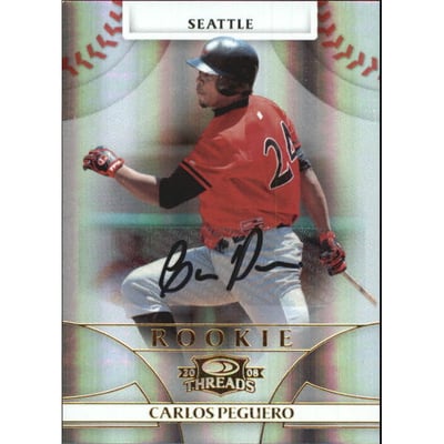 2008 Donruss Threads #103 Carlos Peguero AU/465