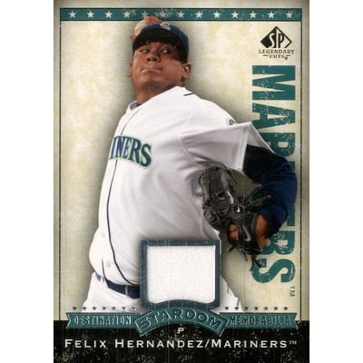 2008 SP Legendary Cuts Destination Stardom Memorabilia #FH Felix Hernandez