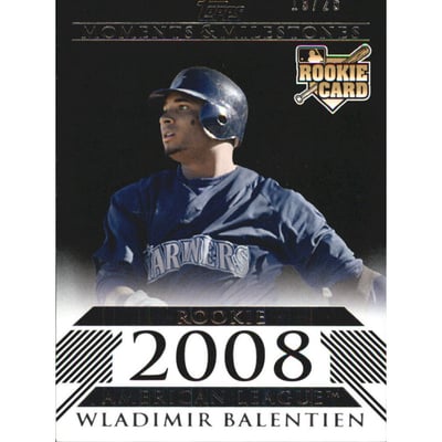 2008 Topps Moments and Milestones Black #172 Wladimir Balentien