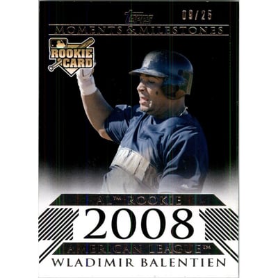 2008 Topps Moments and Milestones Black #174 Wladimir Balentien