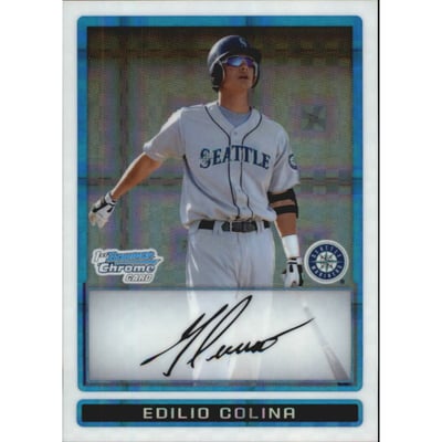 2009 Bowman Chrome Prospects X-Fractors #BCP53 Edilio Colina
