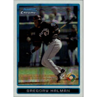 2009 Bowman Chrome WBC Prospects X-Fractors #BCW19 Gregory Halman