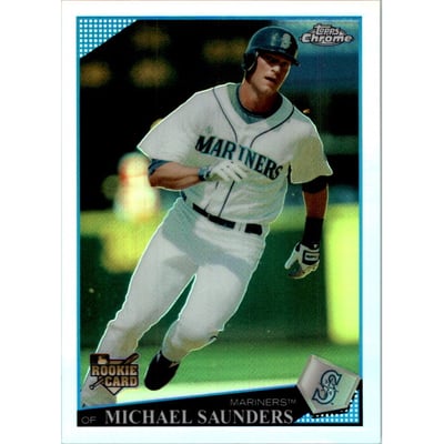 2009 Topps Update Chrome Rookie Refractors #CHR1 Michael Saunders