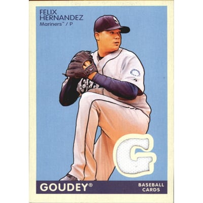 2009 Upper Deck Goudey Memorabilia #GMFH Felix Hernandez