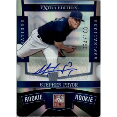2010 Donruss Elite Extra Edition Signature Aspirations #139 Stephen Pryor