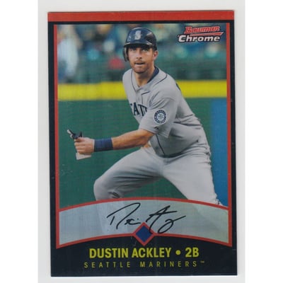 2011 Bowman Chrome Throwbacks Refractors #BCT16 Dustin Ackley