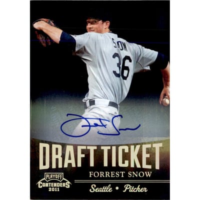 2011 Playoff Contenders Draft Ticket Autographs #DT56 Forrest Snow