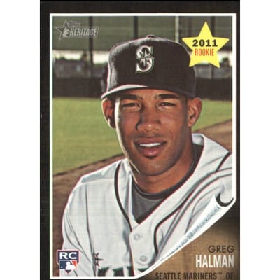 2011 Topps Heritage Black #C88 Greg Halman