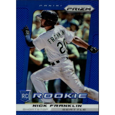 2013 Panini Prizm Prizms Blue #299 Nick Franklin