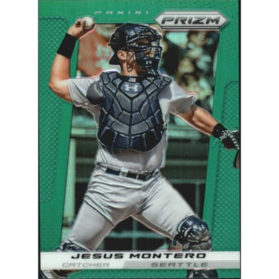 2013 Panini Prizm Prizms Green #96 Jesus Montero