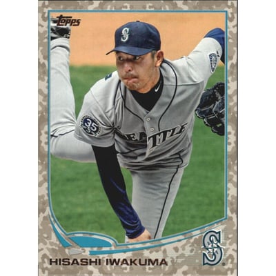 2013 Topps Camo #403 Hisashi Iwakuma