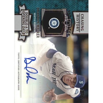 2013 Topps Chasing History Autographs #BM Brandon Maurer UPD