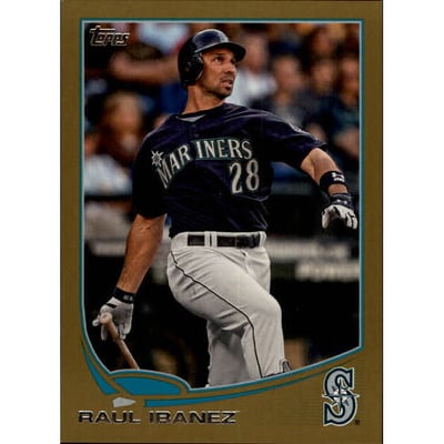2013 Topps Mini Gold #452 Raul Ibanez