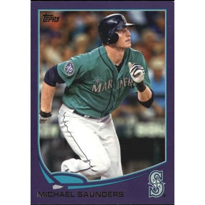 2013 Topps Toys R Us Purple Border #297 Michael Saunders