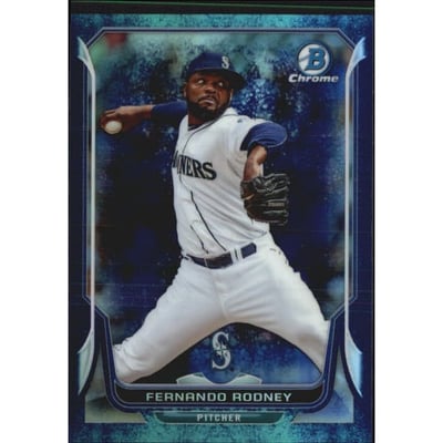 2014 Bowman Chrome Bubble Refractors #190 Fernando Rodney
