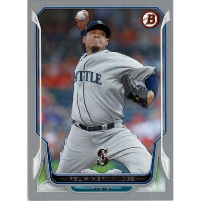 2014 Bowman Silver #102 Felix Hernandez