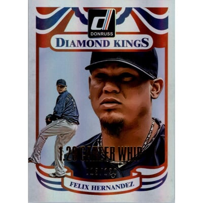 2014 Donruss Stat Line Career #28 Felix Hernandez DK/120