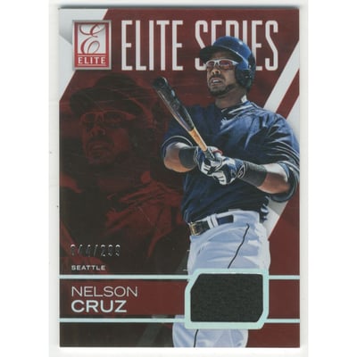 2015 Elite Elite Series Materials #12 Nelson Cruz/299