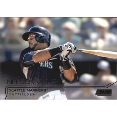 2015 Stadium Club Black #218 Nelson Cruz