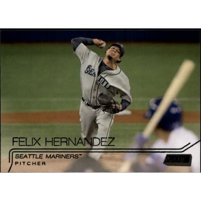2015 Stadium Club Black #233 Felix Hernandez