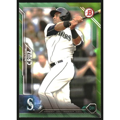 2016 Bowman Green #81 Nelson Cruz