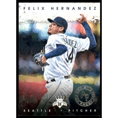 2016 Diamond Kings Artist's Proofs Silver #71 Felix Hernandez
