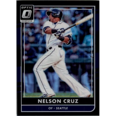 2016 Donruss Optic Black #106 Nelson Cruz
