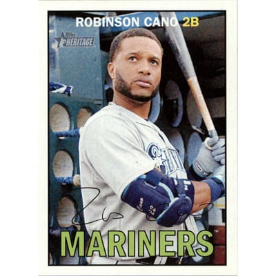 2016 Topps Heritage #432A Robinson Cano SP