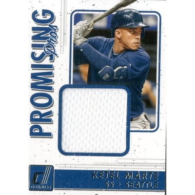 2017 Donruss Promising Pros Materials #PPMKM Ketel Marte