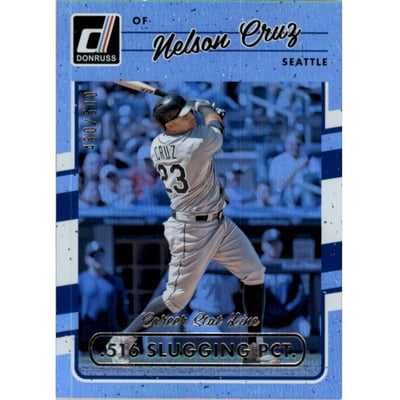 2017 Donruss Stat Line Season #146 Nelson Cruz/43