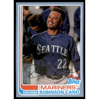 2017 Topps Archives Blue #130 Robinson Cano