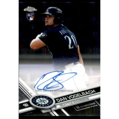 2017 Topps Chrome Rookie Autographs #RADV Dan Vogelbach