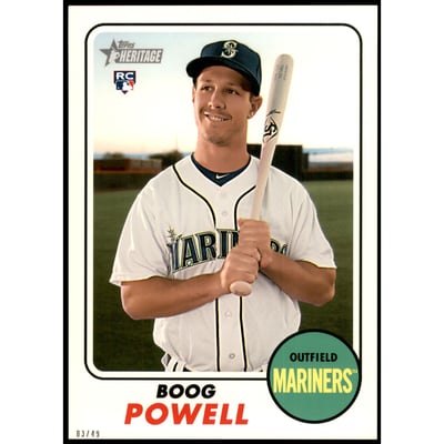 2017 Topps Heritage 5x7 #610 Boog Powell