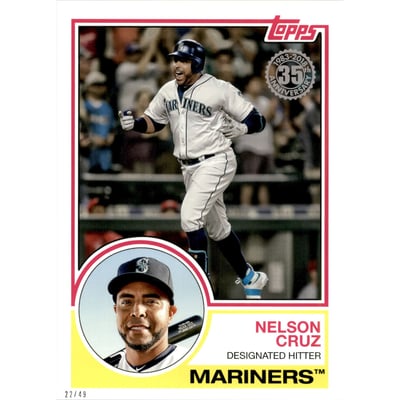 2018 Topps 5x7 '83 Topps #8335 Nelson Cruz