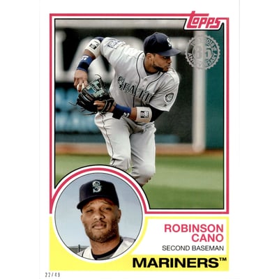 2018 Topps 5x7 '83 Topps #8364 Robinson Cano