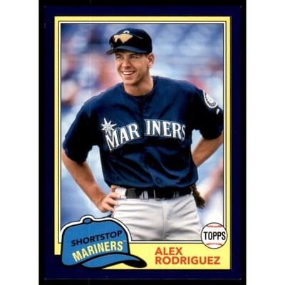 2018 Topps Archives Purple #249 Alex Rodriguez
