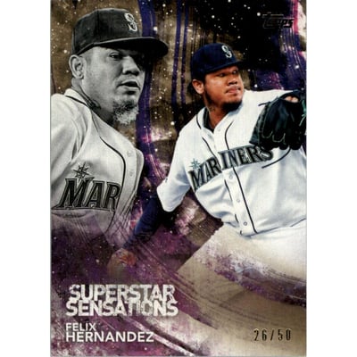 2018 Topps Superstar Sensations Gold #SSS18 Felix Hernandez