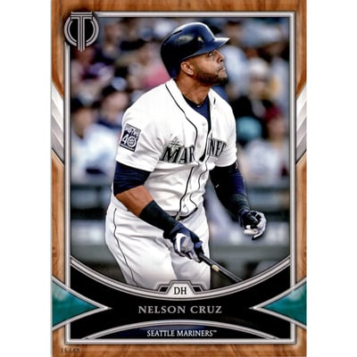 2018 Topps Tribute 5x7 #57 Nelson Cruz