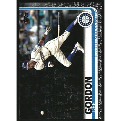 2019 Topps Black #292 Dee Gordon