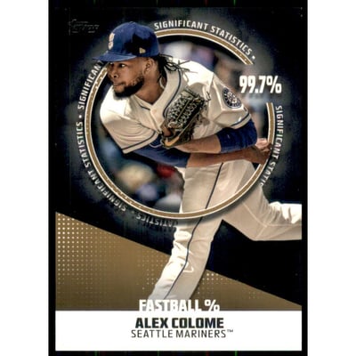 2019 Topps Significant Statistics Gold #SS22 Alex Colome
